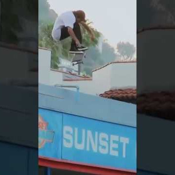 Milton kickflips into Sunset Carwash! 🤯