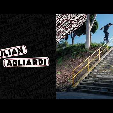 Mental Battle to FIRST TRY: Julian Agliardi Back Lip 23-Stair Handrail