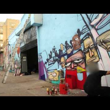 EWOK Paints Mural for Converse Rubber Tracks