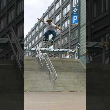 HUGE!! 🤯 Gap FS Lipslide! Victor Pellegrin in “Get Your Sh!t Together” video on @ThrasherMag!