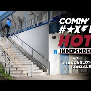 First Try Nosegrind Down 21 Stairs?! Jhancarlos Gonzalez | COMIN' IN HOT!