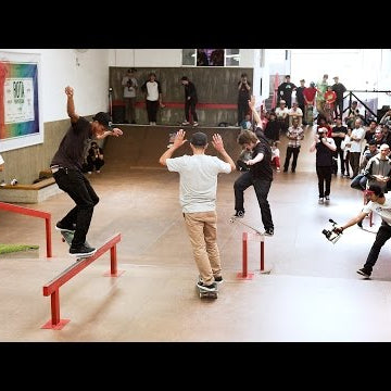 Nike SB Ruta Panamericana - São Paulo warm up session.