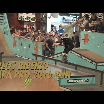 Carlos Ribeiro Full 2nd Place Run | Tampa Pro 2016