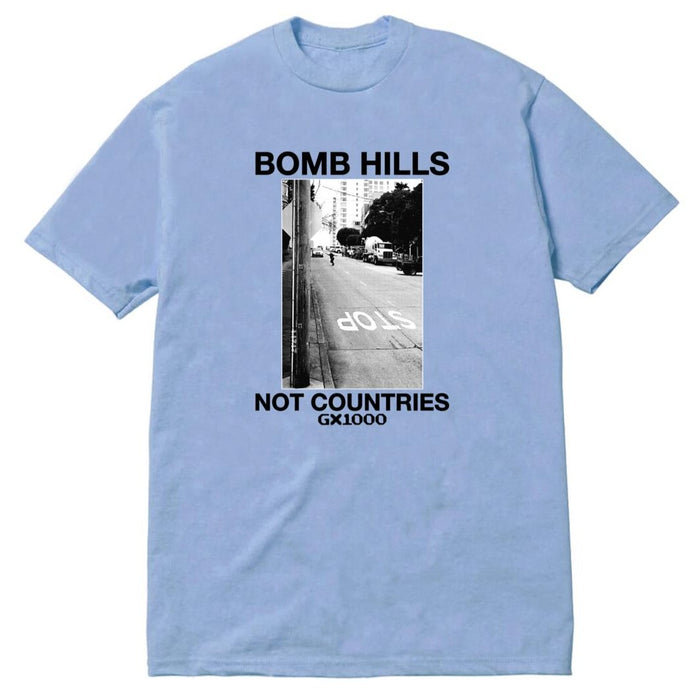 Bomb Hills Not Countries Tee (Powder Blue)