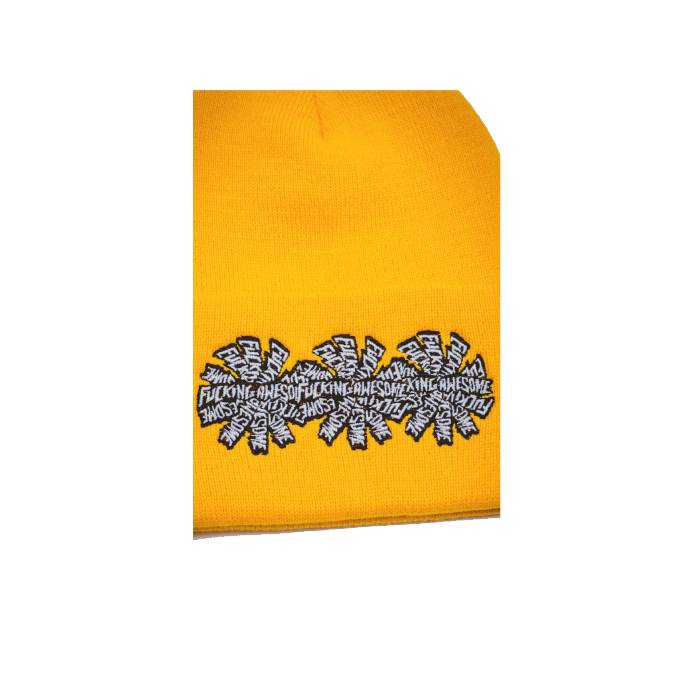 3 Spiral Cuff Beanie FA Fall 2025 (Yellow)