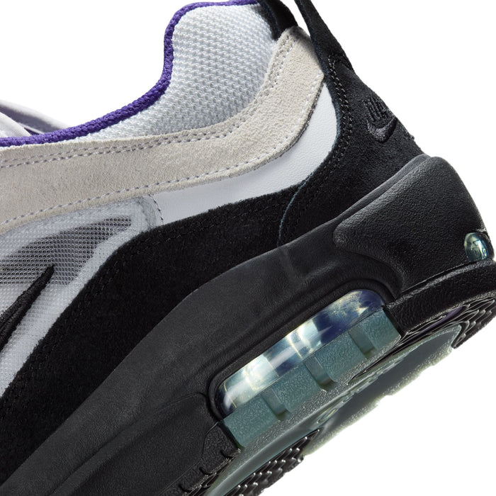 Air Max Ishod (White/Black-Court Purple-Black)
