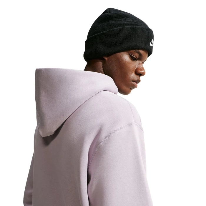 Fleece Pullover Skate Hoodie (Silver Lilac/White)