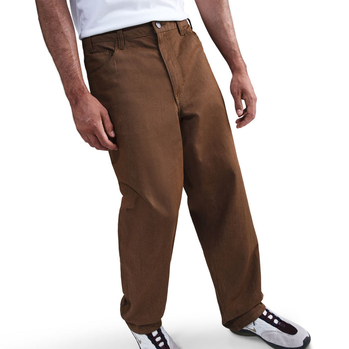 Men's Loose Denim Skate Trousers (Mosswood Brown)