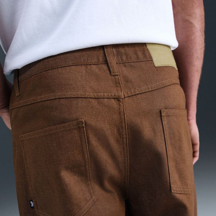 Men's Loose Denim Skate Trousers (Mosswood Brown)