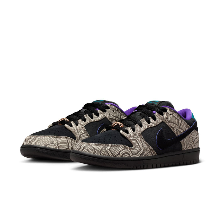 Dunk Low Pro "Copperhead" (String/Black-Bright Spruce-Fierce Purple)
