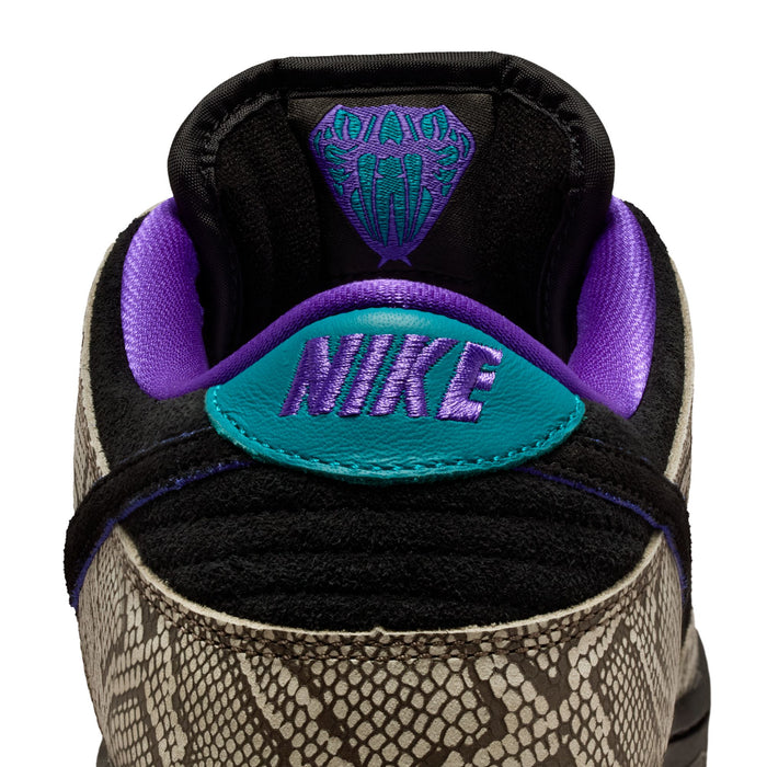 Dunk Low Pro "Copperhead" (String/Black-Bright Spruce-Fierce Purple)