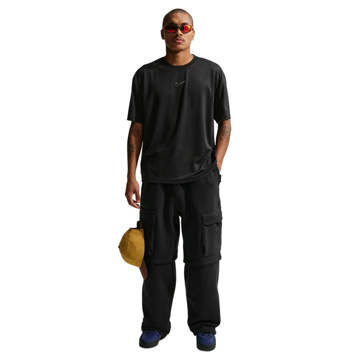 Short-Sleeve Jersey Top (Black)
