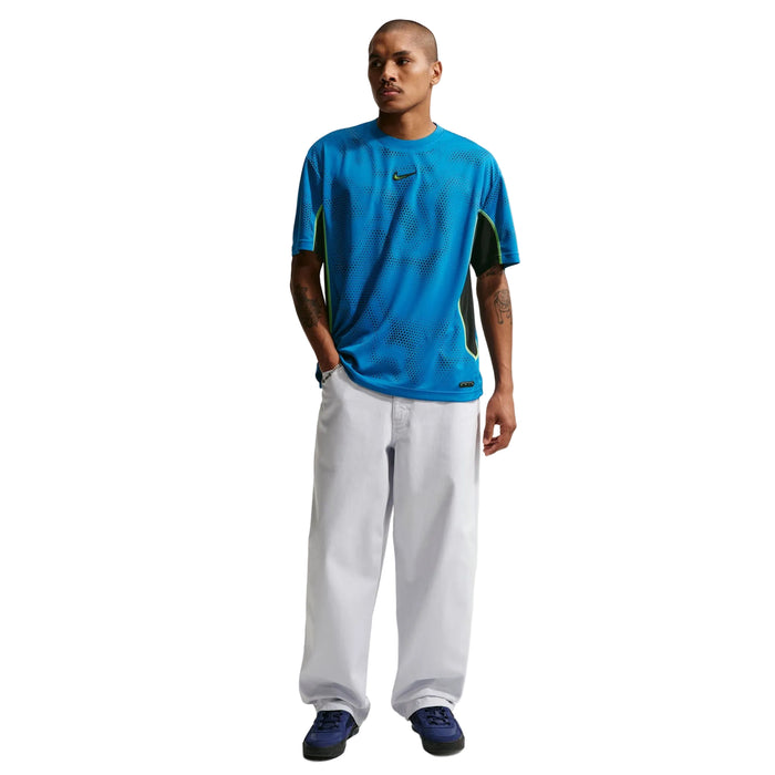 Short-Sleeve Jersey Top (Brilliant Blue/Black)
