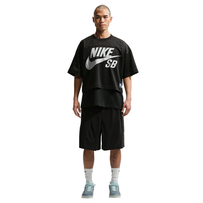 Skate Shorts (Black/White)