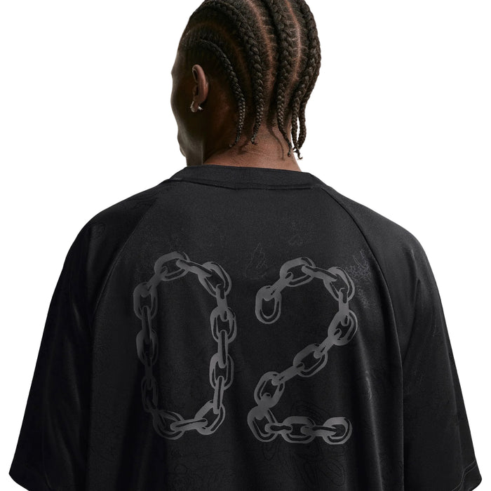 Jacquard Skate Jersey Top (Black)