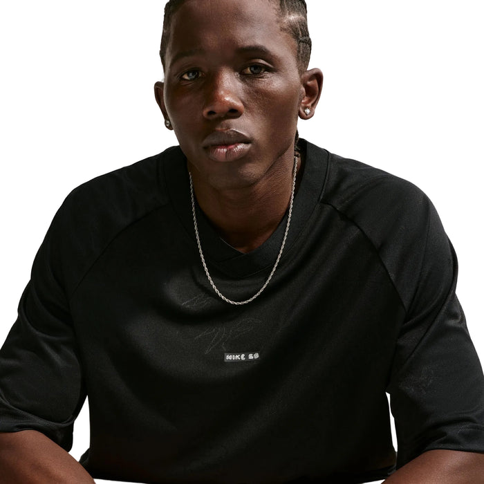 Jacquard Skate Jersey Top (Black)