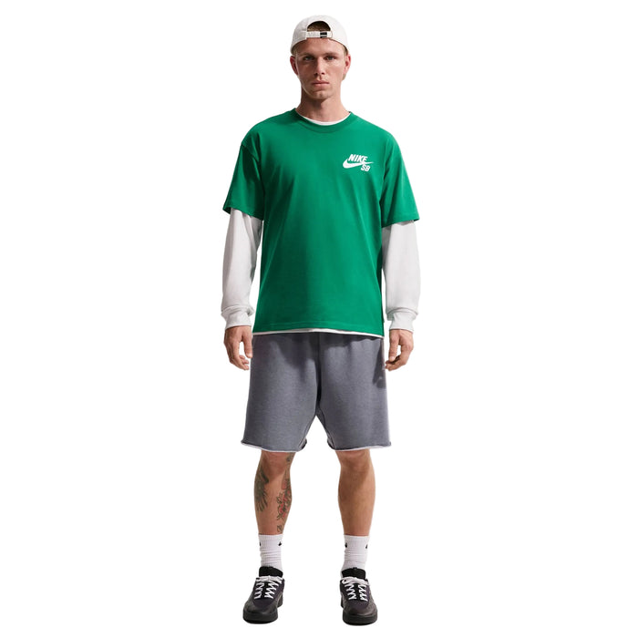 Fleece Skate Shorts (Cool Grey/Htr/White)