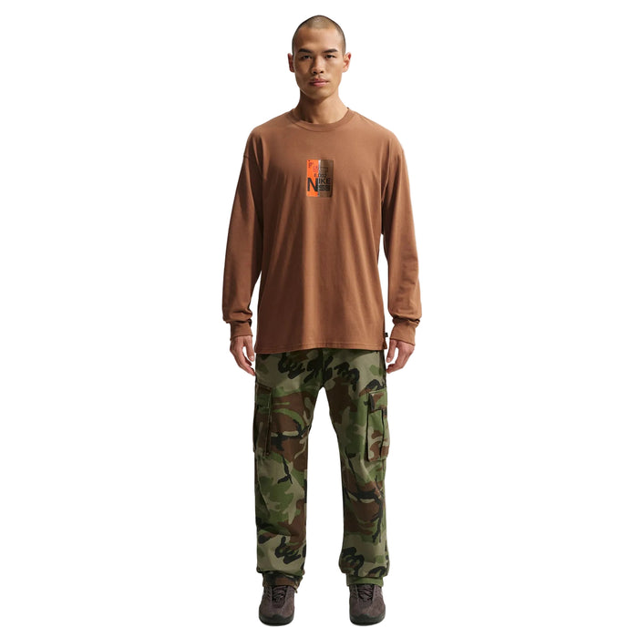 Long-Sleeve Loose Skate T-Shirt (Lt British Tan)