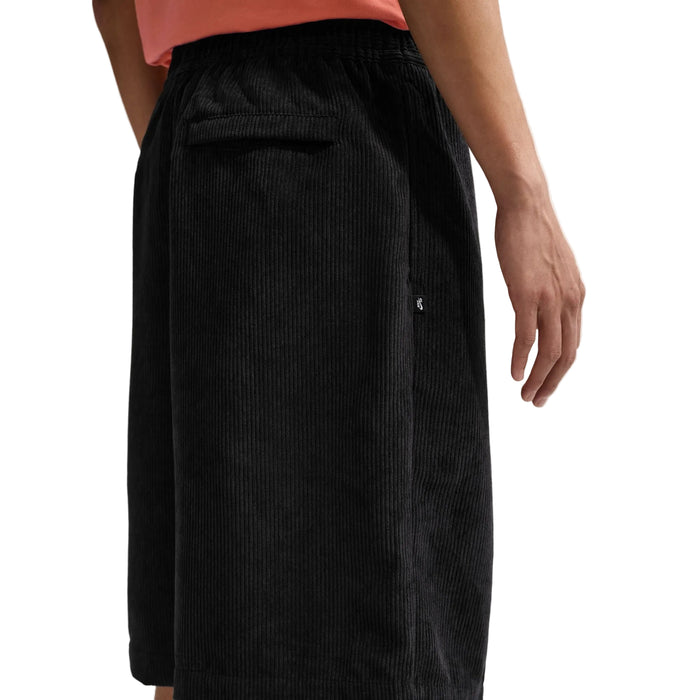 Corduroy Skate Shorts (Black/White)