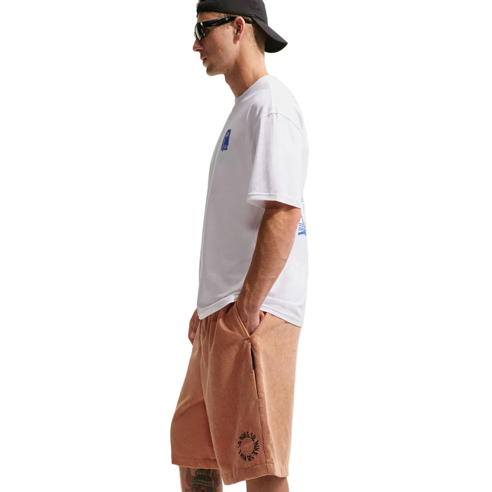 Corduroy Skate Shorts (Lt Cognac/Black)