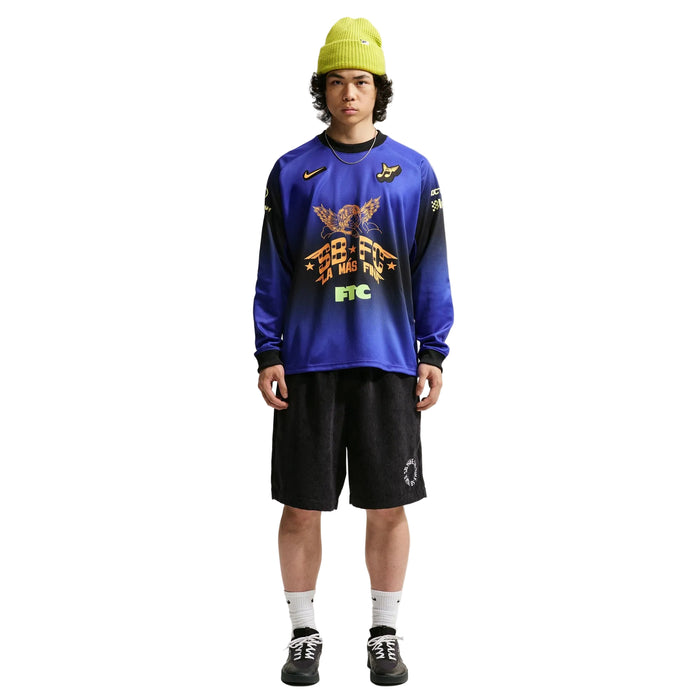 Long-Sleeve Skate Top "Club 58" (Dark Concord)