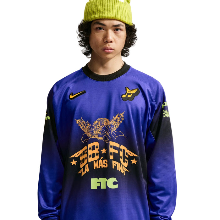 Long-Sleeve Skate Top "Club 58" (Dark Concord)