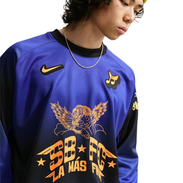 Long-Sleeve Skate Top "Club 58" (Dark Concord)