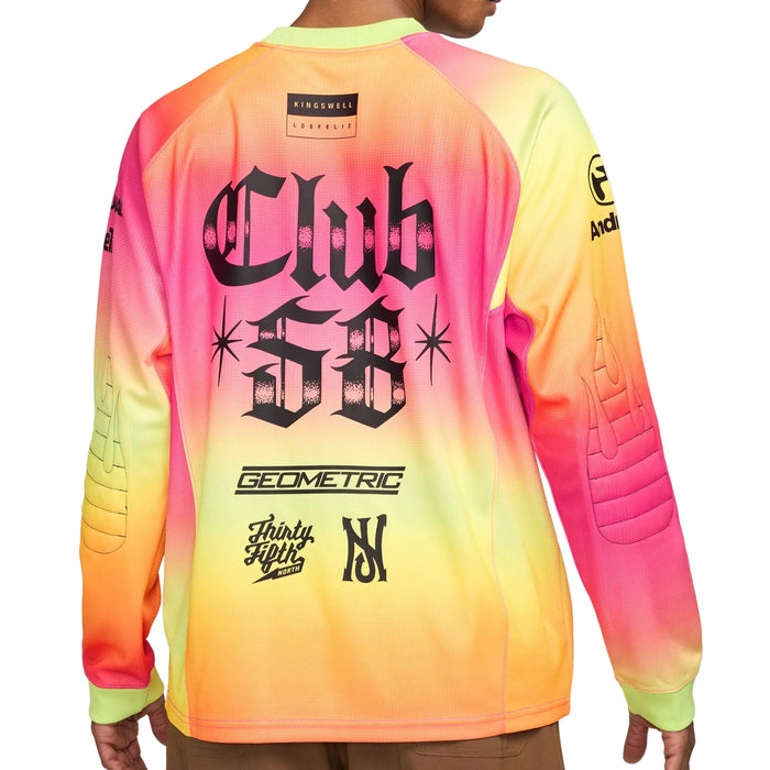 Long-Sleeve Skate Top "Club 58" (Hyper Pink)