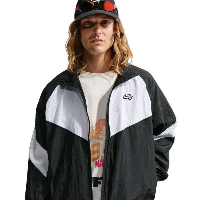 Skate Jacket (Black/White)