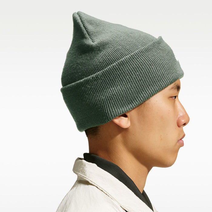 Peak Beanie (Camo Green/White)