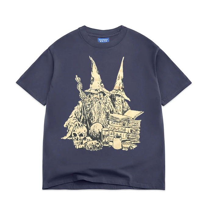 Wizards Tee By Kevin Emerson for Blue Flowers (Washed Navy)