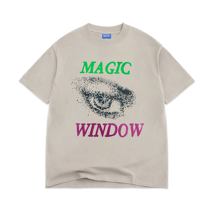 Magic Window Tee By Kevin Emerson for Blue Flowers (Washed Khaki)