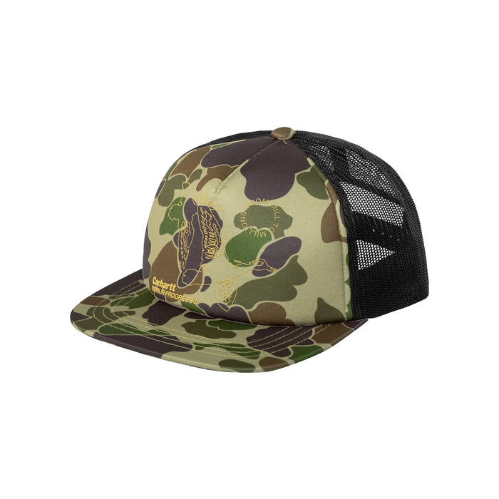 Flying Ducks Trucker Cap (Green Duck Camo)