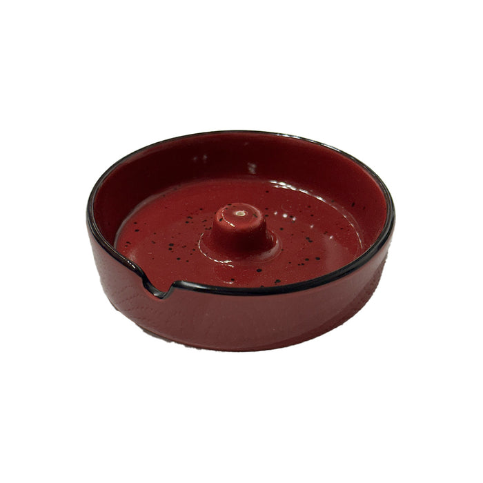 Ceramic Incense Holder (Red)