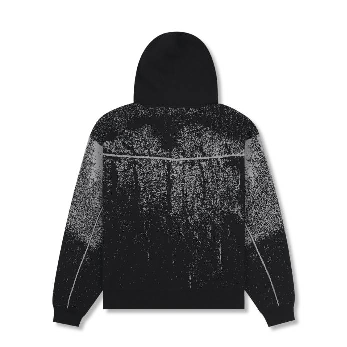 Acid Cowboy Knitted Hoodie (Black)