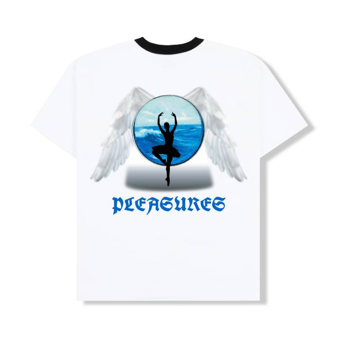 Angel Place Ringer T-Shirt (White)