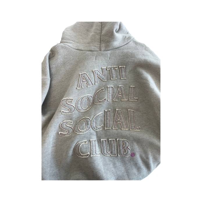 Applique Mind Games Hoodie (Gray)