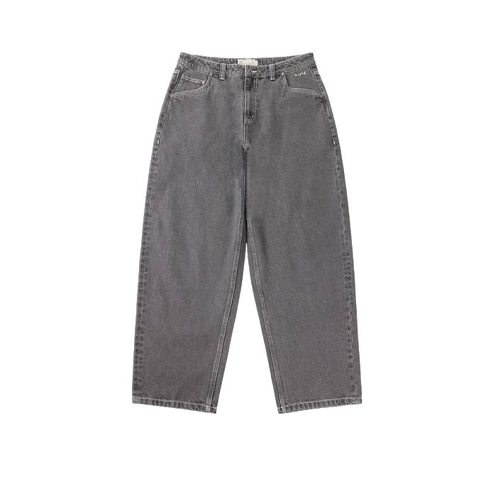 Baggy Wink Denim Pants (Faded Black)