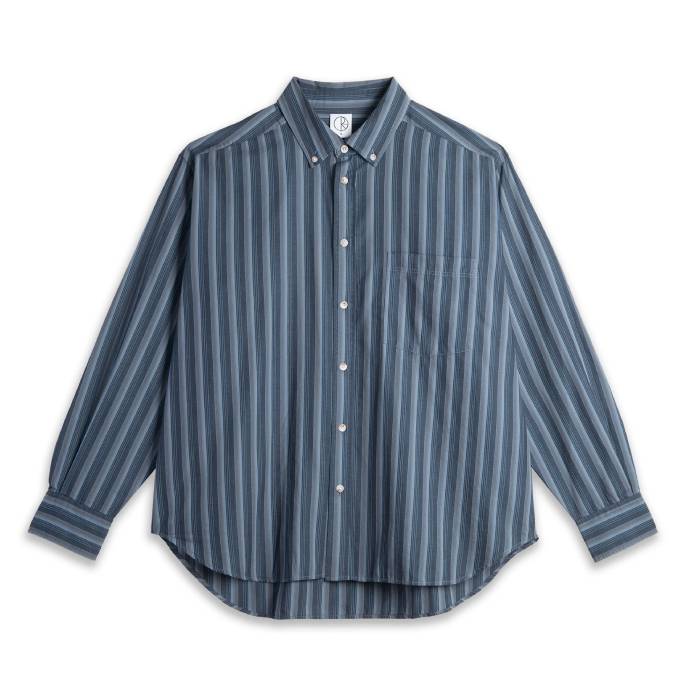 Ben L/S Shirt (Blue Stripe)