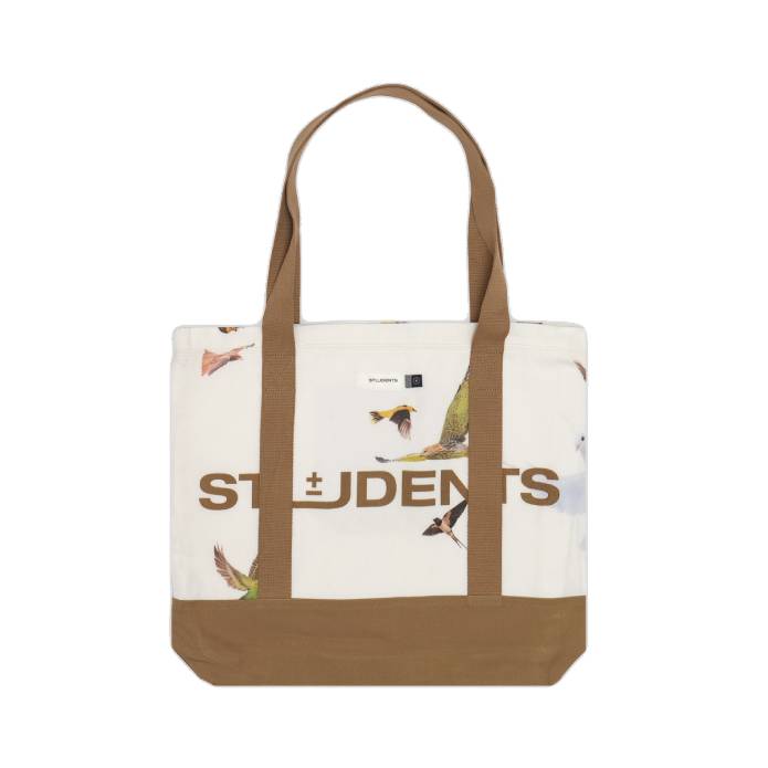 Bird Studies Tote Bag (White)