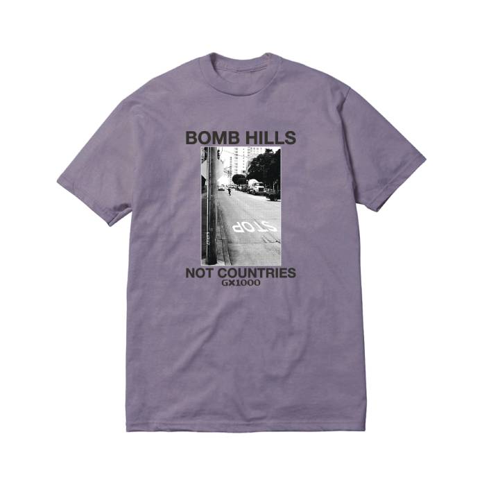 Bomb Hills Not Countries Tee (Lilac Chalk)