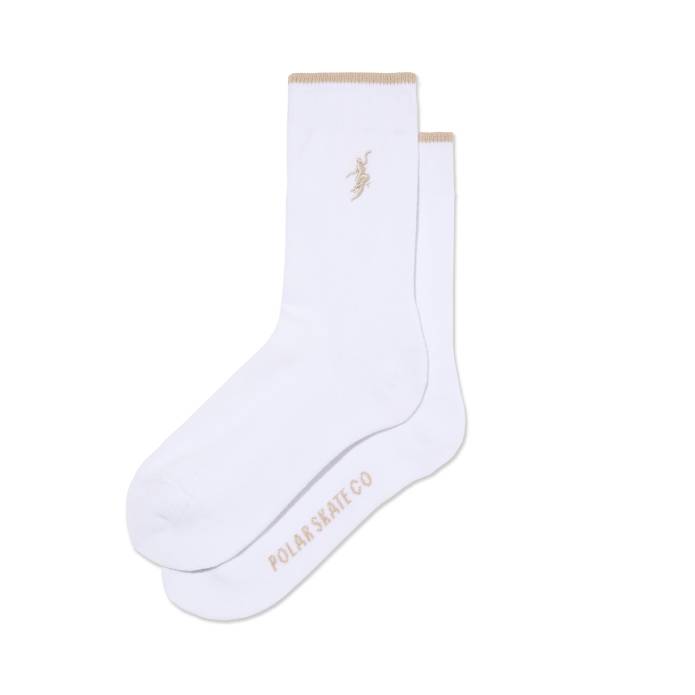 Business Socks No complies Forever (White/Sand)