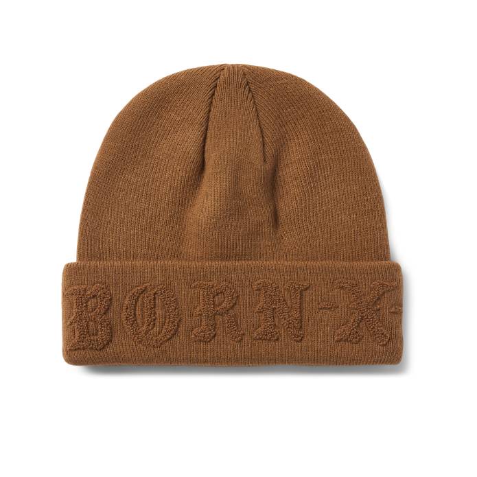 BXR Tonal Knit Beanie (Brown)