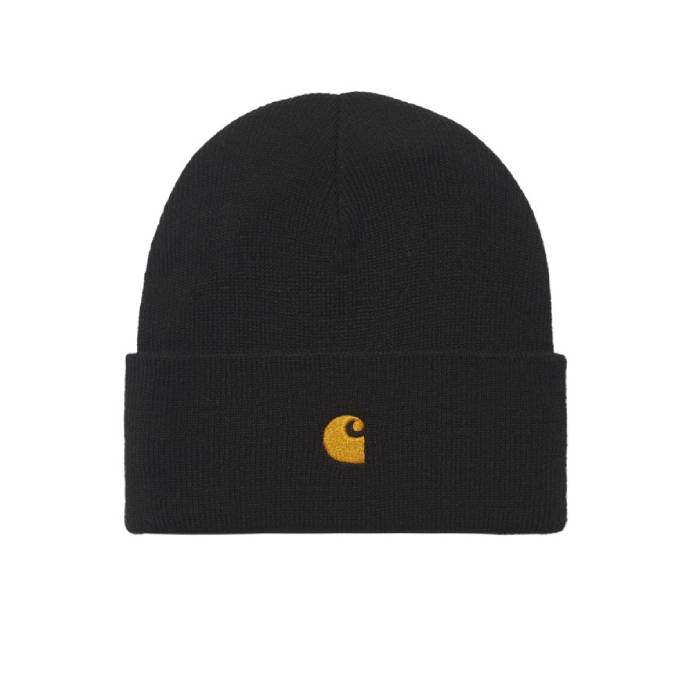 Chase Beanie (Black/Gold)