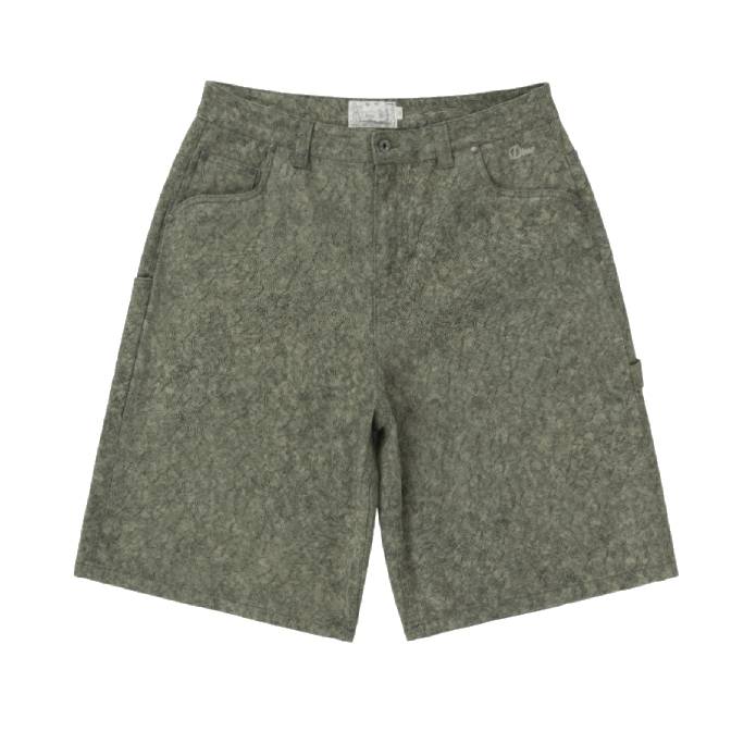 Classic Denim Shorts (Electric Green)