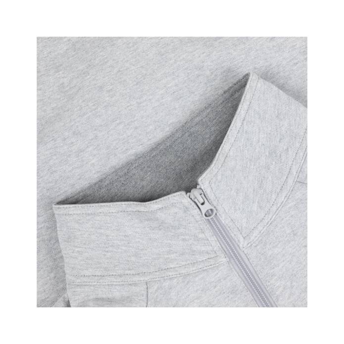 Classic Terry Quarter Zip (Heather Gray)
