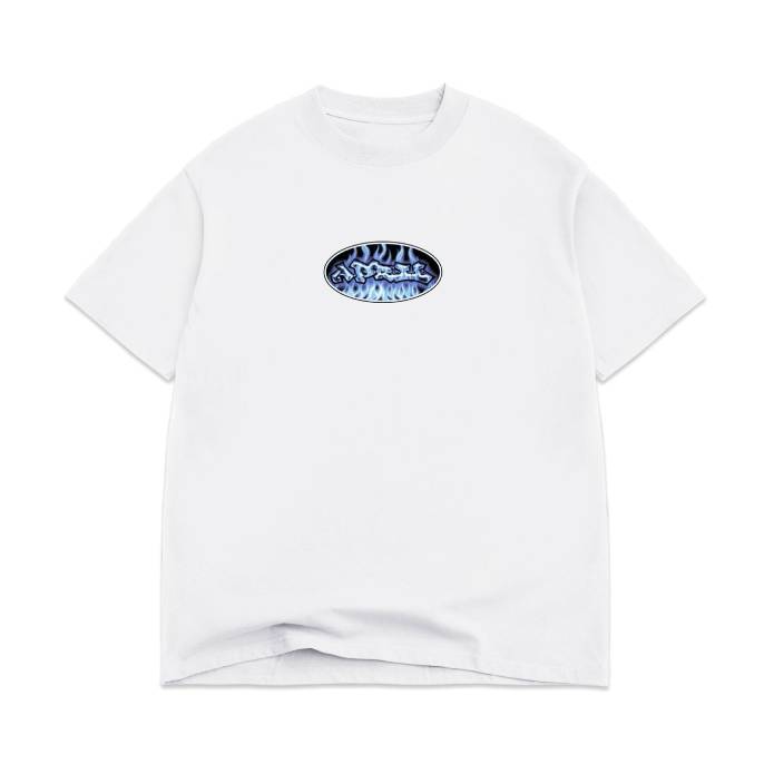 Clear Flames Tee (White)
