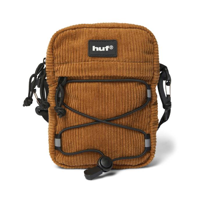 Corduroy Bowery Side Bag (Brown)