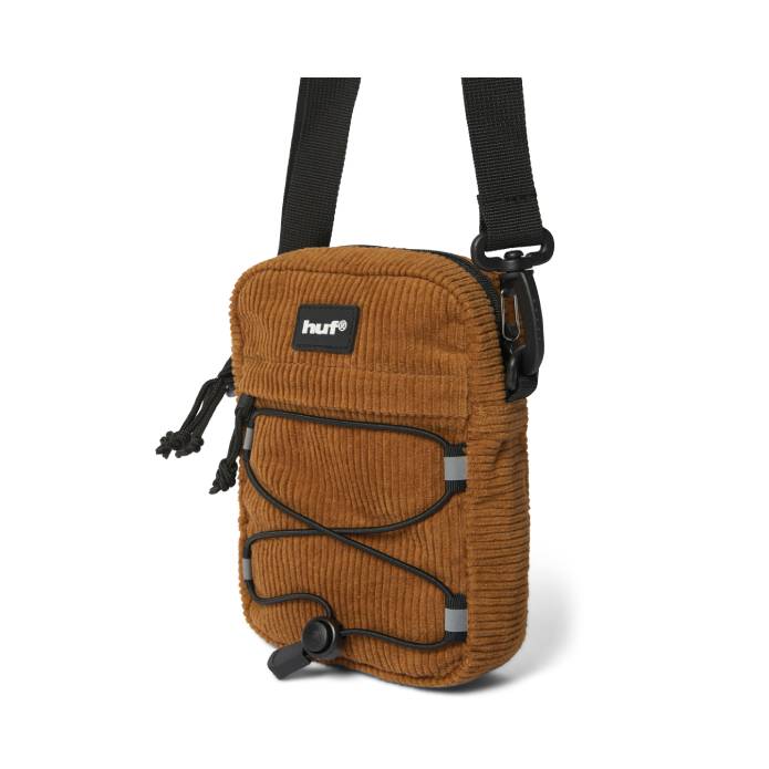 Corduroy Bowery Side Bag (Brown)