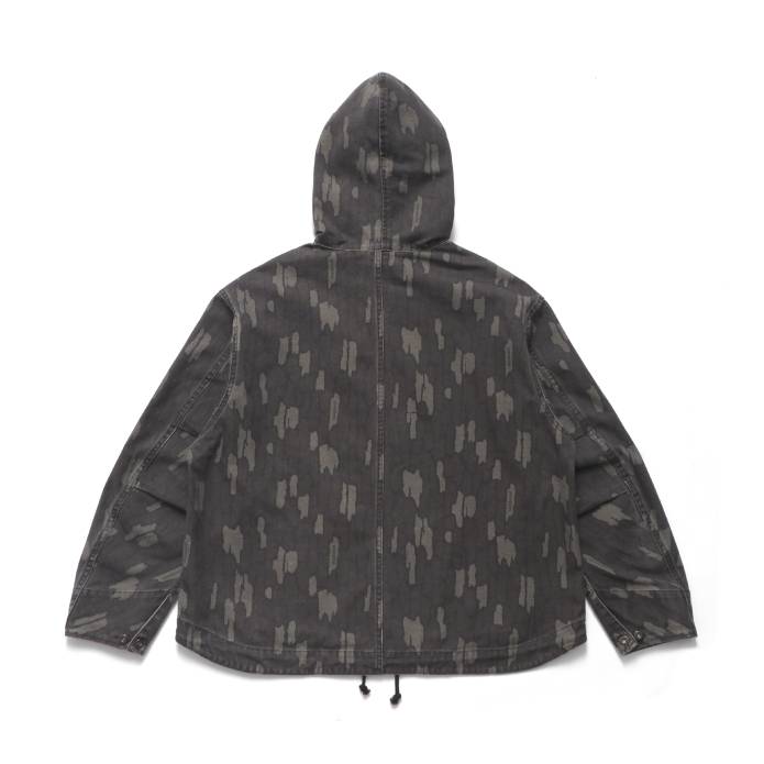 Cotton Twill Zip Hoodie (Real Bark Camo)